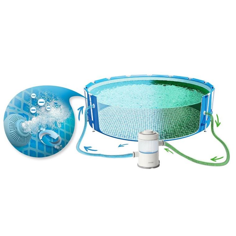 Intex, pompa filtrująca do basenów ogrodowych, 1250 l/h