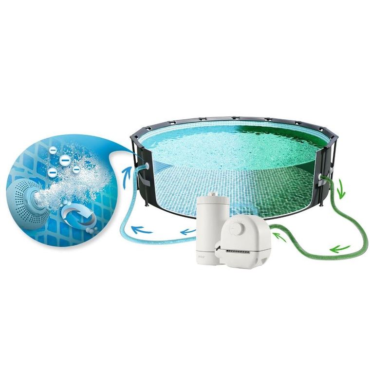 Intex, pompa filtrująca do basenów ogrodowych, 5678 l/h