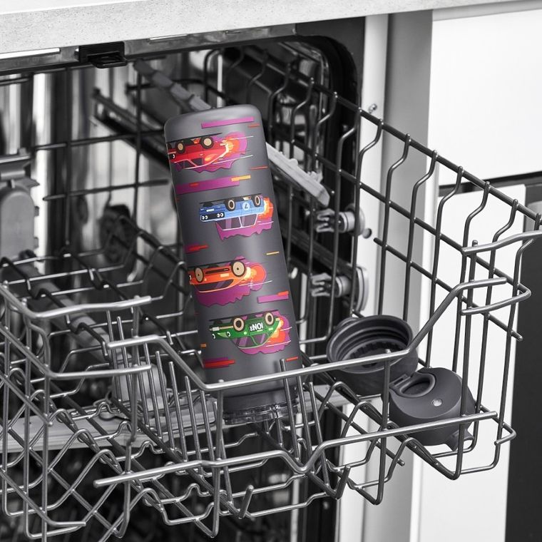 ION8, Autka, bidon z ustnikiem, szary, 500 ml