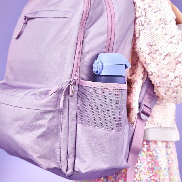 ION8, Jednorożec, bidon z ustnikiem, fioletowy, 500 ml