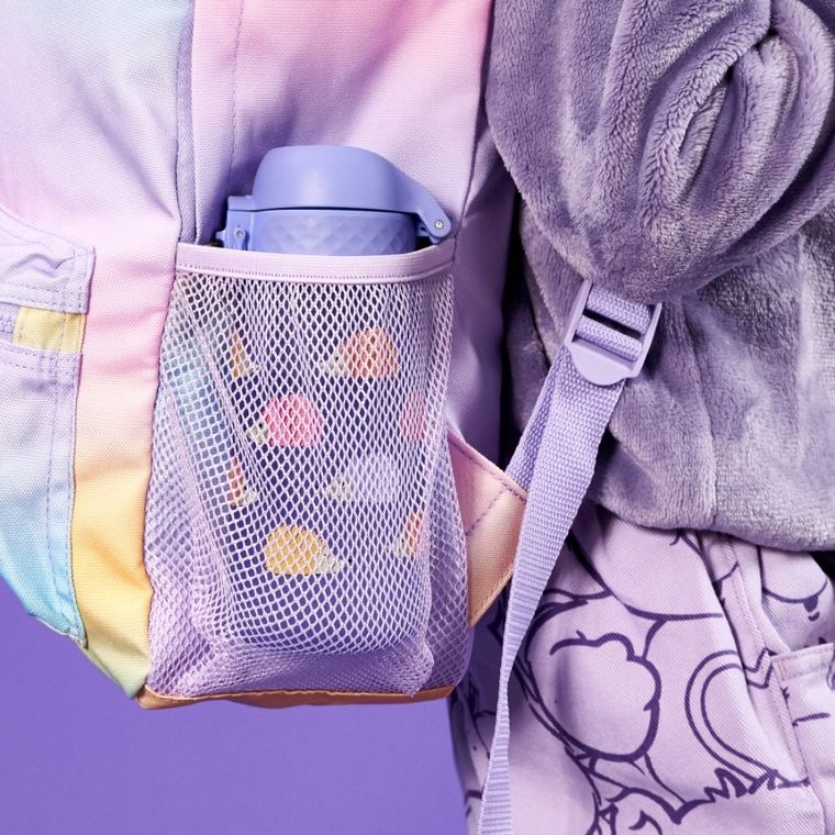 Ion8, Jeżyki, bidon z ustnikiem, fioletowy, 350 ml