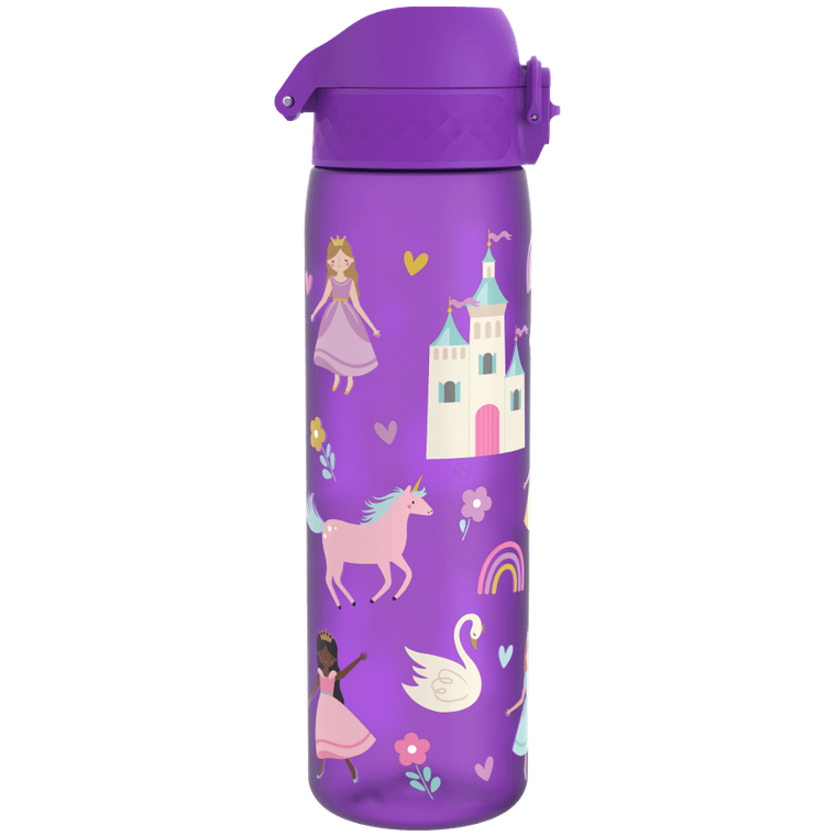 Ion8, Księżniczki, bidon z ustnikiem, fioletowy, 500 ml