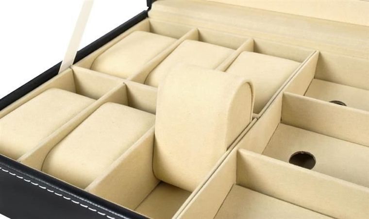 Iso Trade, organizer na zegarki i okulary, czarny