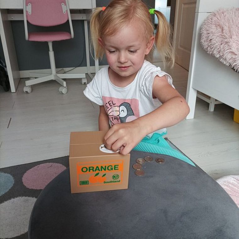 Iso Trade, skarbonka na baterie, kotek