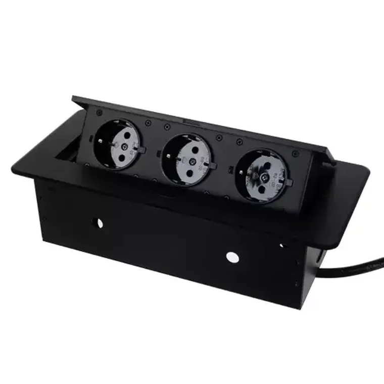 Izoxis, gniazdo chowane w blat, potrójne