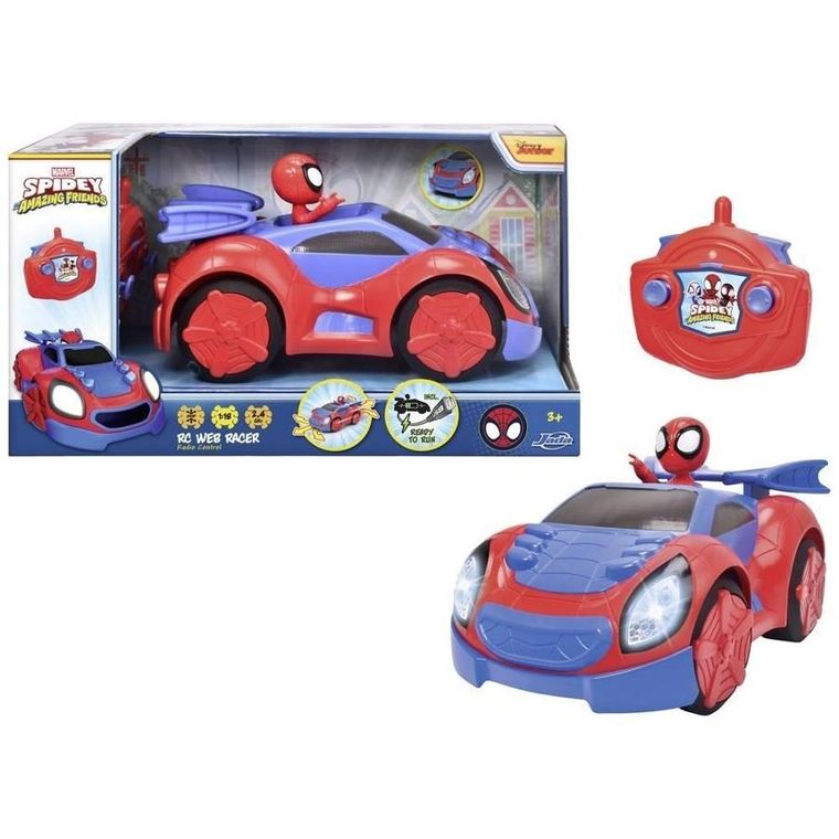 Jada Toys, Spidey i super-kumple, pojazd zdalnie sterowany, 1:18, 27 cm