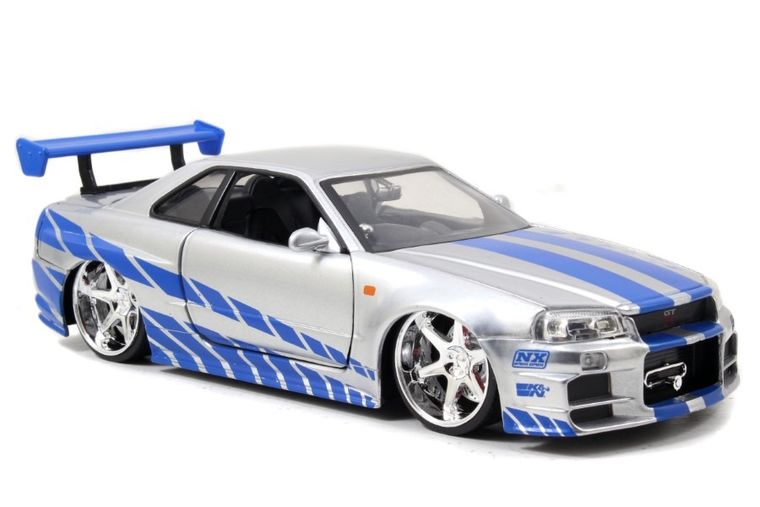 Jada Toys, Szybcy i wściekli, 2002 Nissan Skyline, model pojazdu, 1:24