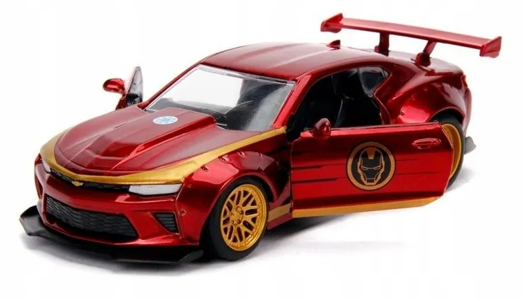 Jada Toys, The Avengers, Iron Man, Chevrolet Camaro, model pojazdu, 1:32