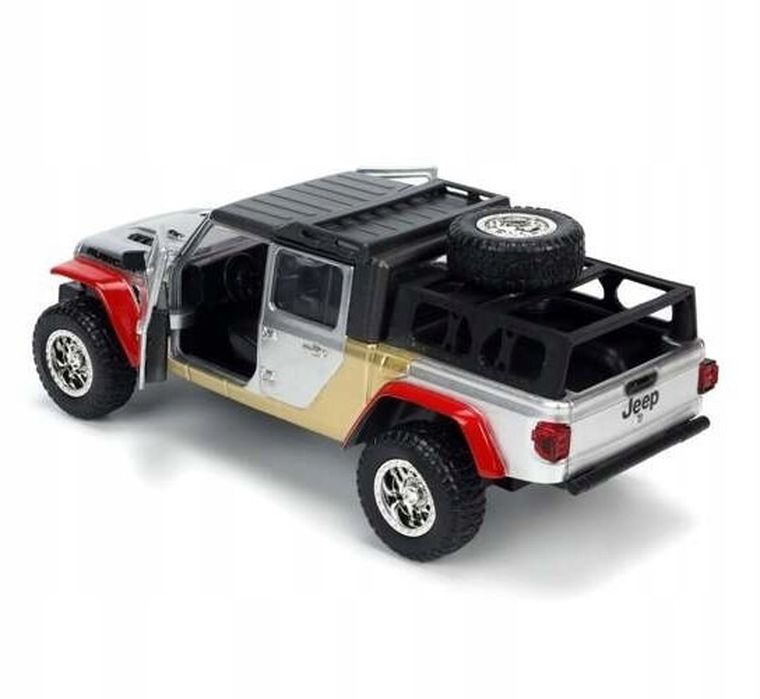 Jada Toys,x-Men, Jeep, model pojazdu z figurką, Gladiator, 1:32