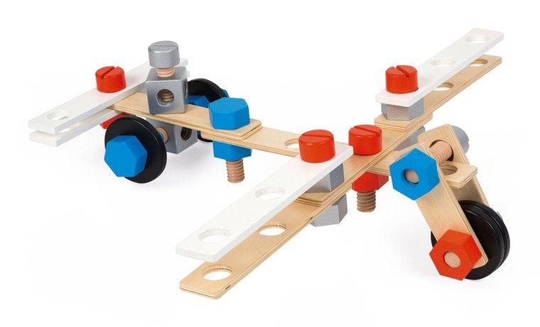 Janod, Brico ‘Kids, zestaw konstruktora, 50 elementów