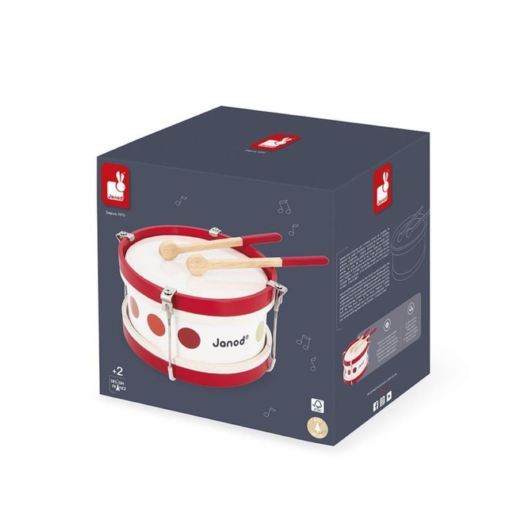 Janod, Confetti, bębenek drewniany