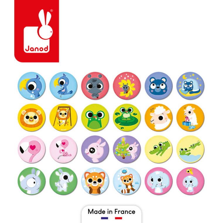 Janod, Emocje, gra memory, 24 elementy