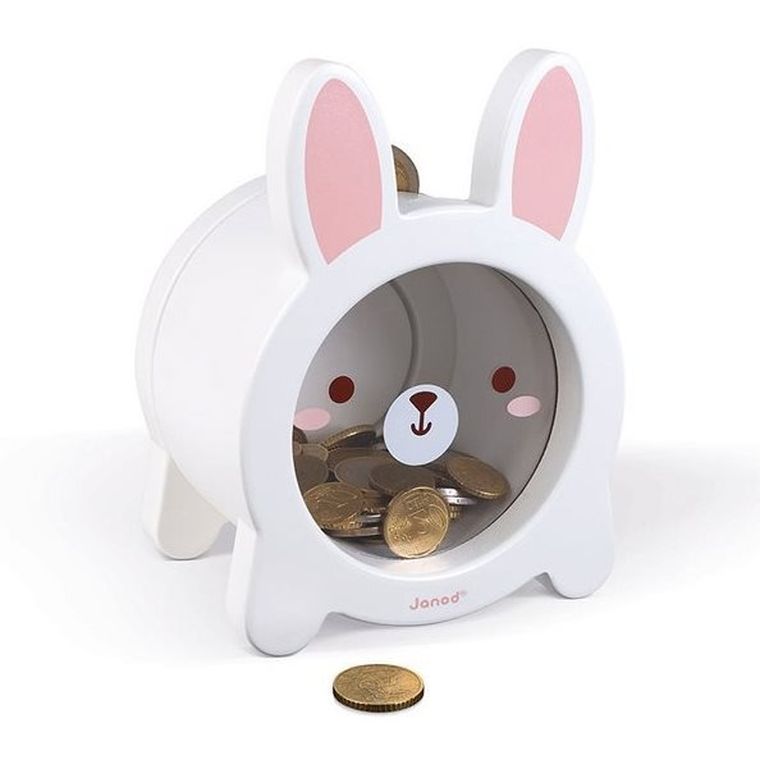 Janod, Królik, drewniana skarbonka