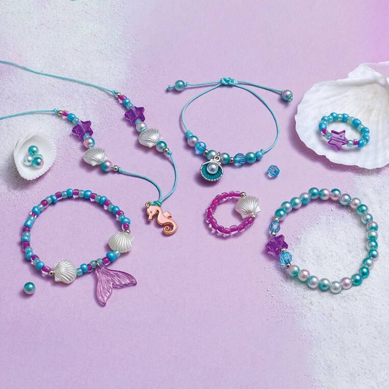 Janod, Magiczny ocean, zestaw kreatywny do tworzenia biżuterii