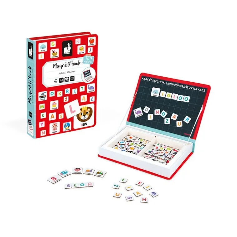 Janod, Magneti’book, Polski Alfabet, magnetyczna układanka