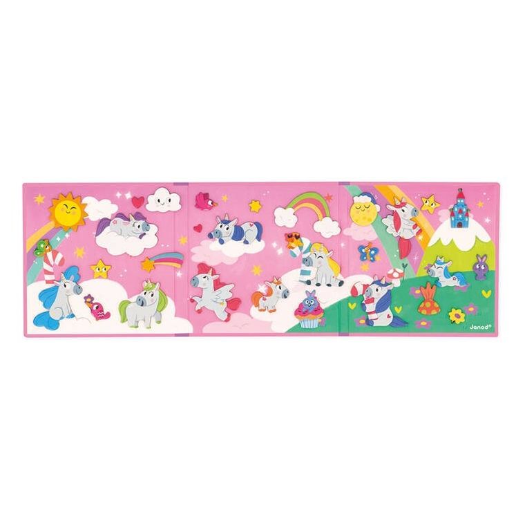 Janod, Magneti’stories, Jednorożce, magnetyczna układanka