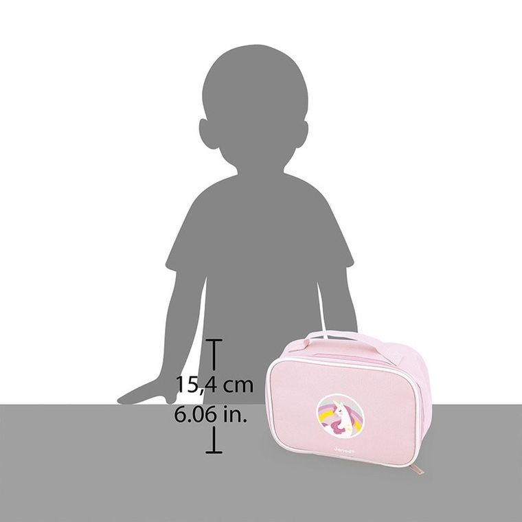 Janod, Mała Miss, Jednorożec, kosmetyczka z 10 akcesoriami