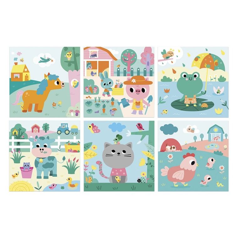 Janod, My arts & crafts, zestaw kreatywny, kolorowanka wodna