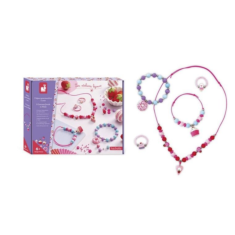 Janod, Słodkości, zestaw do tworzenia biżuterii
