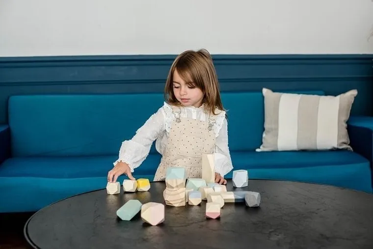 Janod, Sweet Cocoon, drewniane kamyki, 20 elementów