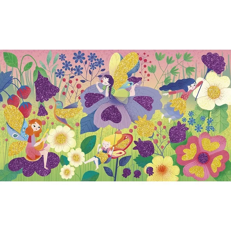 Janod, Wróżki Magic Fairies, magiczny brokat, zestaw kreatywny