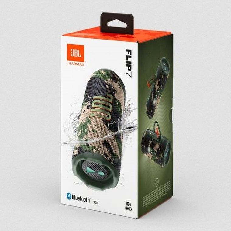 JBL, FLIP 7, głośnik przenośny, moro