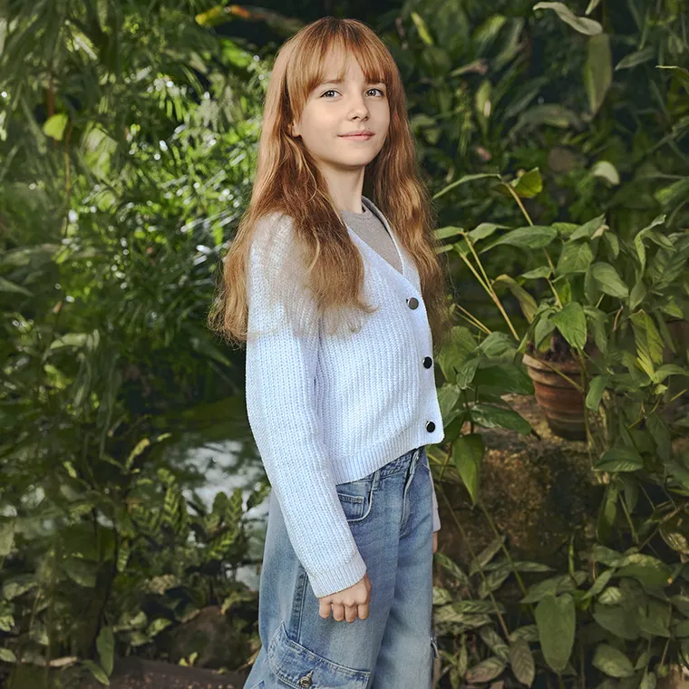 Jeansowe spodnie z kieszeniami cargo wide Cool Club