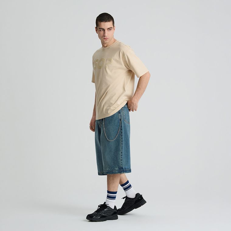 Jeansy wide leg unisex z odpinanymi nogawkami NOWEAR