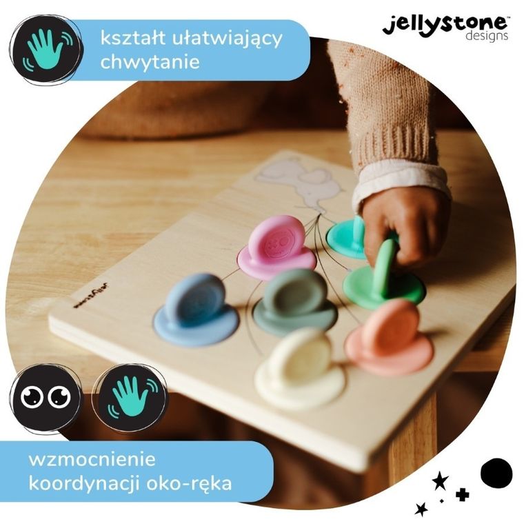 Jellystone Designs, balonowy sorter, pastelowy