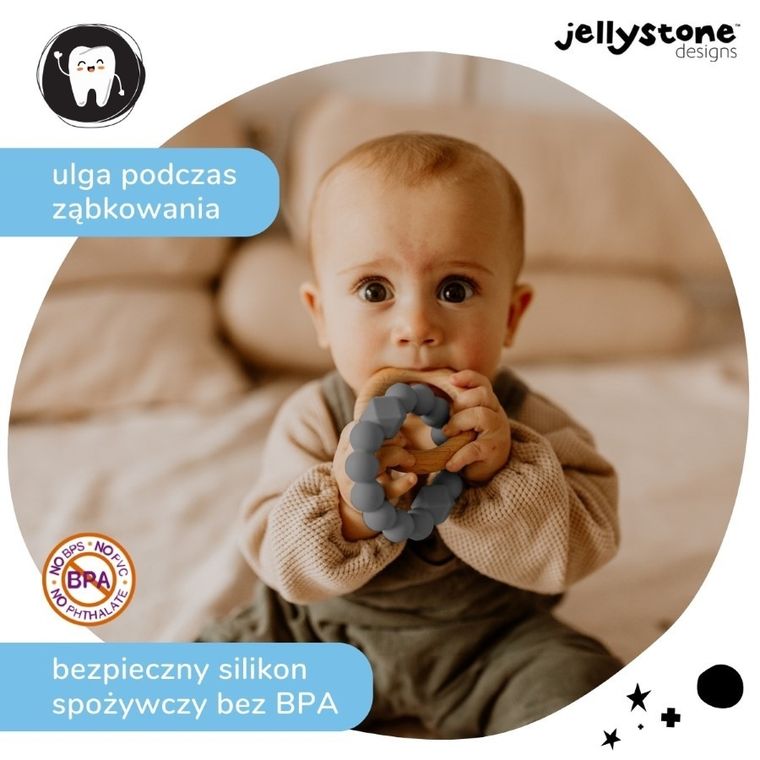 Jellystone, gryzak księżycowy, szary