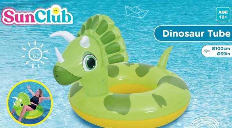 Jilong, kółko do pływania, dinozaur, 100 cm