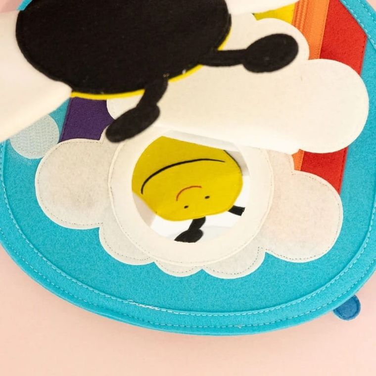 Jolly Designs. Ślimak. Podróżna książeczka sensoryczno-manipulacyjna