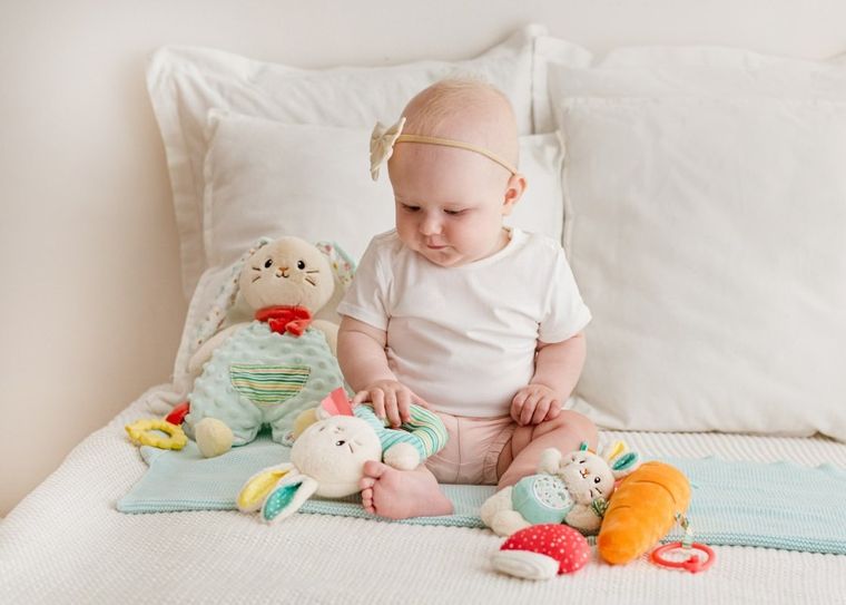 JollyBaby, Króliczki, zestaw prezentowy dla niemowlaka