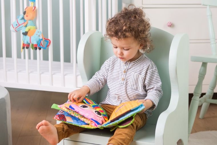 JollyBaby, Odkrywam części ciała, miękka książeczka