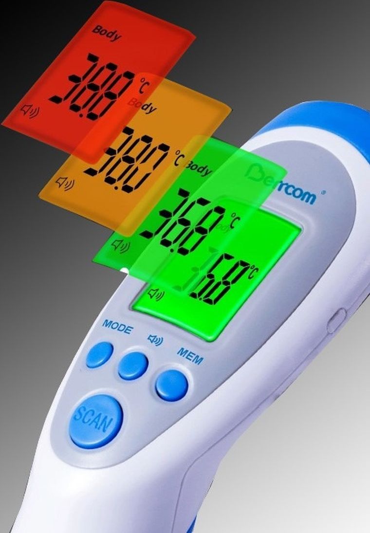 Jumper, Berrcom, termometr bezdotykowy na podczerwień, JXB-182