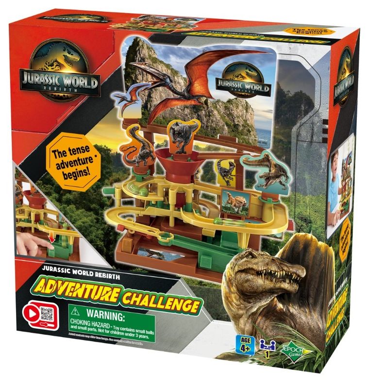 Jurassic World, Adventure Challenge, tor kulkowy, gra zręcznościowa