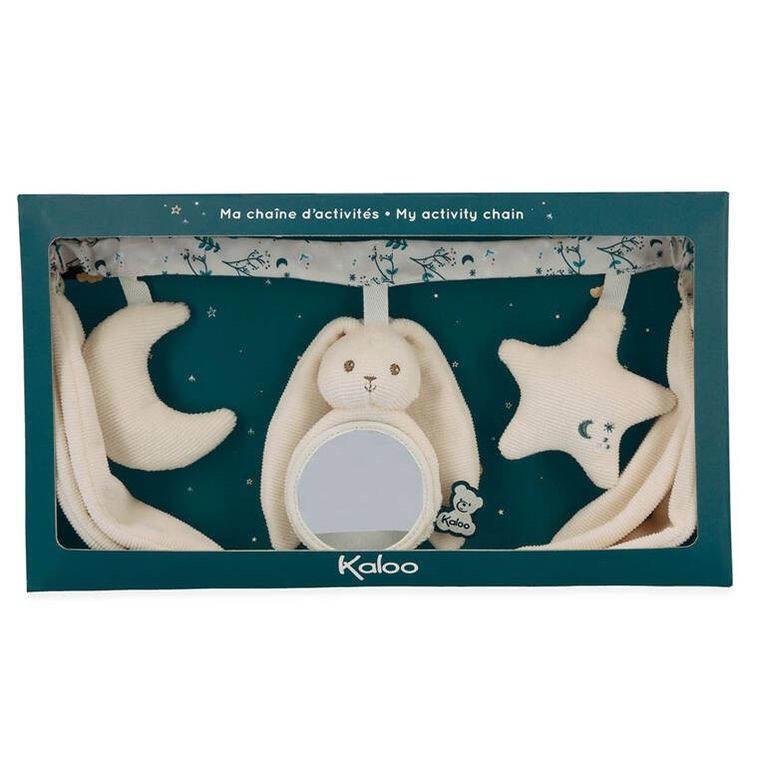 Kaloo, Lapinoo, Królik, łańcuch do wózka wielofunkcyjny, kremowy