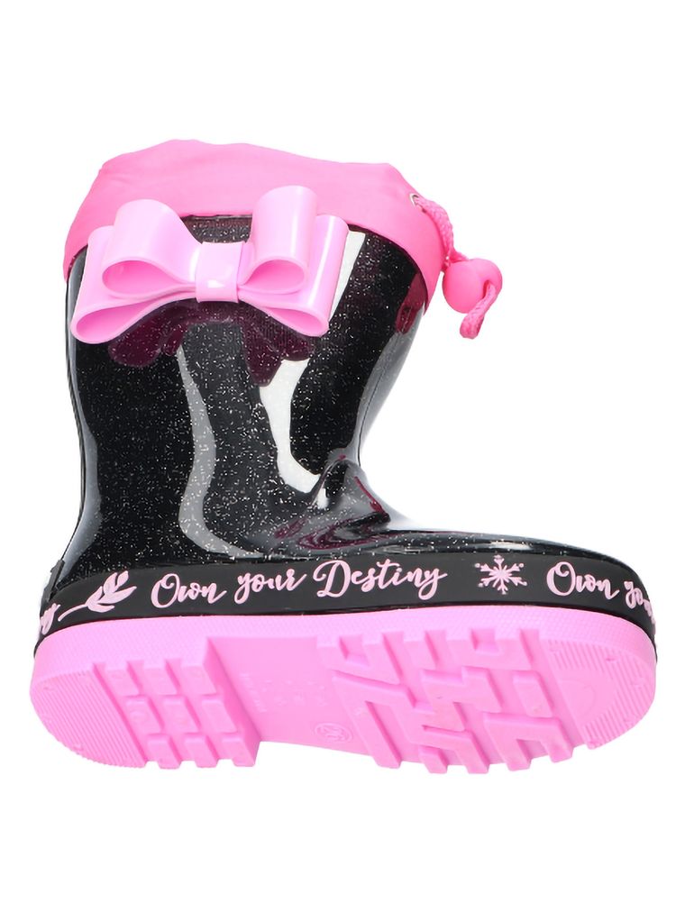 Kalosze dziewczęce, czarne, American Club