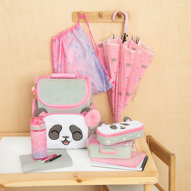 Kayokki, piórnik, owalny, Panda szara