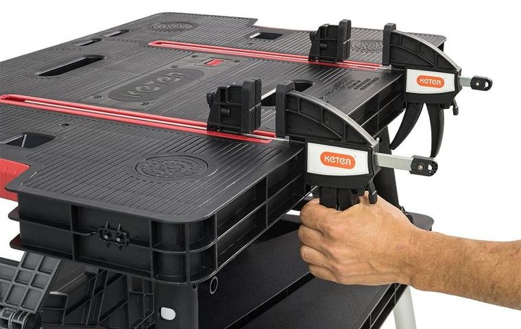 Keter, stół warsztatowy składany