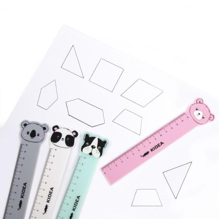 Kidea, linijka, 15 cm, 1 szt.