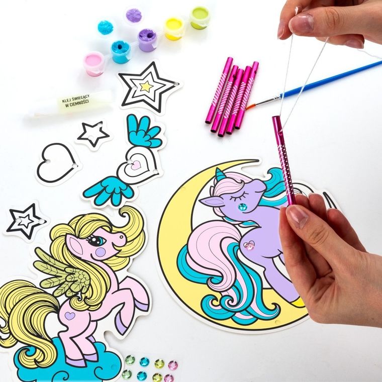 Kidea, Magiczne dzwonki wietrzne, świecące w ciemności, zestaw kreatywny