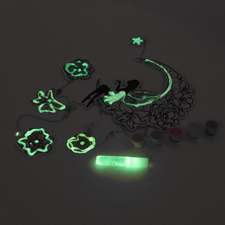 Kidea, magiczny łapacz marzeń, świecący w ciemności, zestaw kreatywny