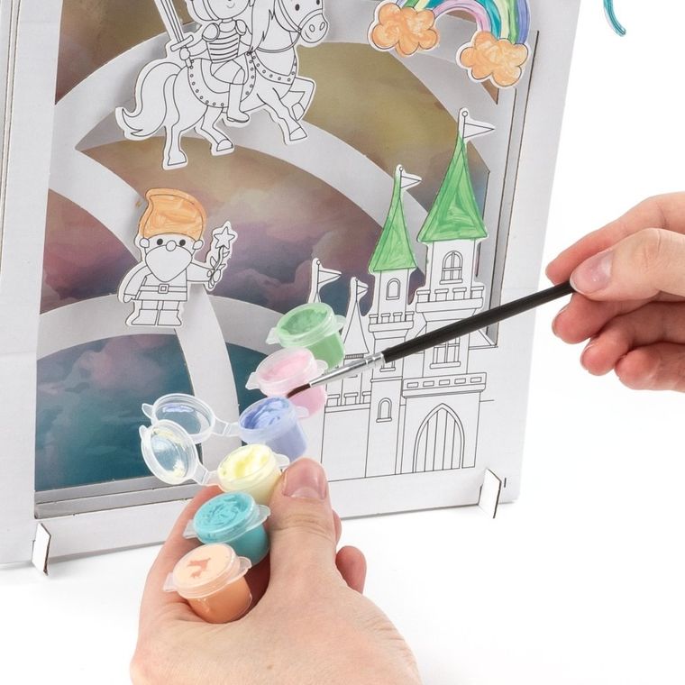 Kidea, Magiczny świat, obraz 3D, zestaw do malowania