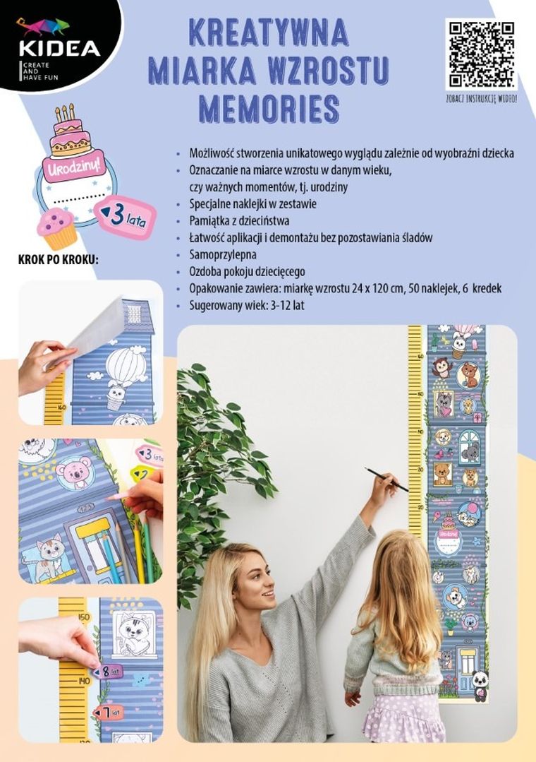 Kidea, Memories, kreatywna miarka wzrostu