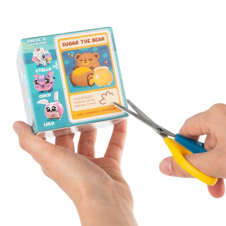 Kidea, Snapets, klocki, brązowy miś, 87 elementów