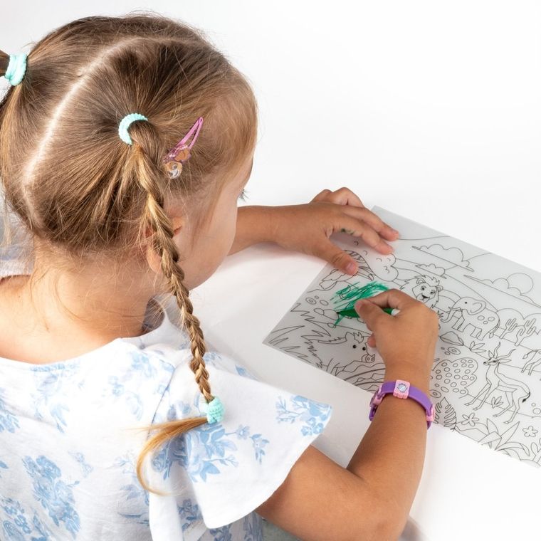 Kidea, Zwierzaki, Interaktywna teczka, zestaw kreatywny