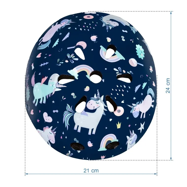 Kidwell, Orix Plus, kask ochronny, jednorożce, rozmiar M, 52-56 cm