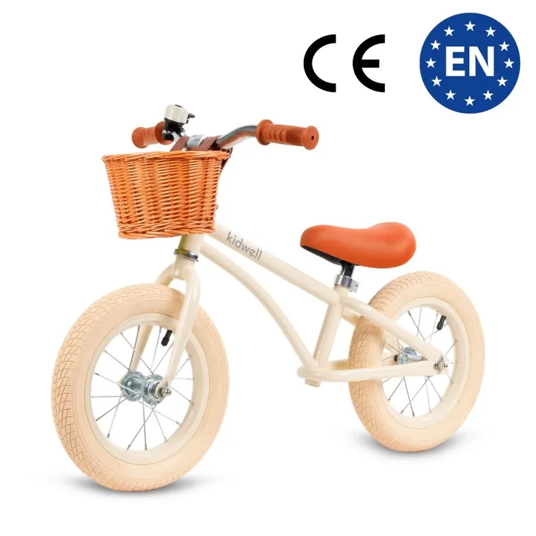 Kidwell, Rebel, rowerek biegowy, klasyczny kremowy