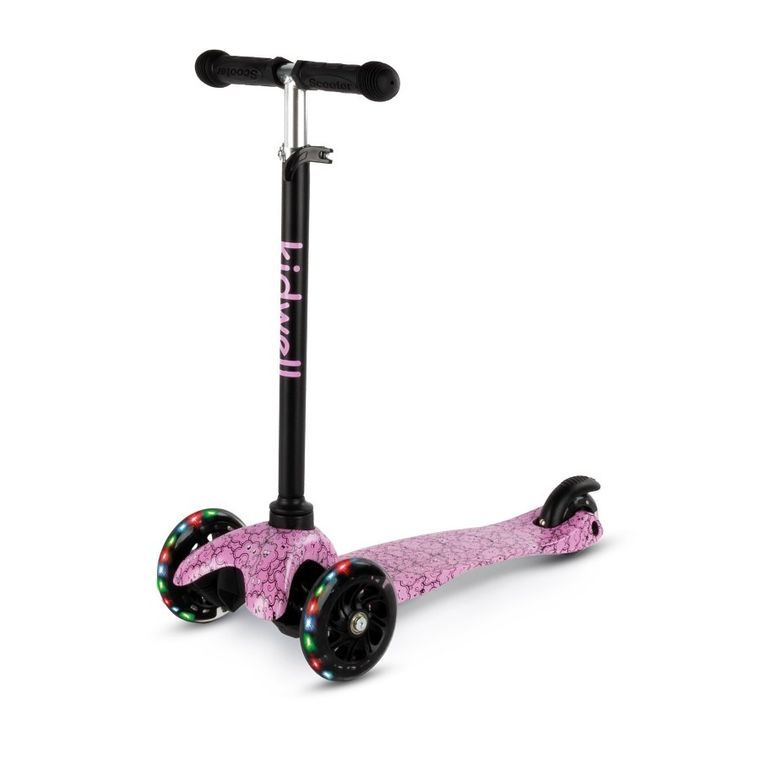 Kidwell, Uno, hulajnoga 3-kołowa LED, balansowa, clouds